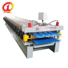 Top quality double layer roofing sheet roll forming machine